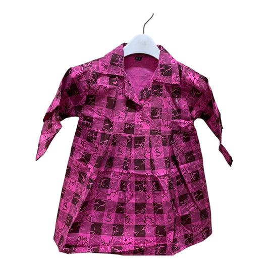 Girls Cotton Print Top